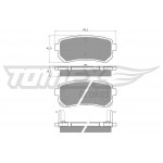 TOMEX Brakes Bremsbelagsatz, Scheibenbremse